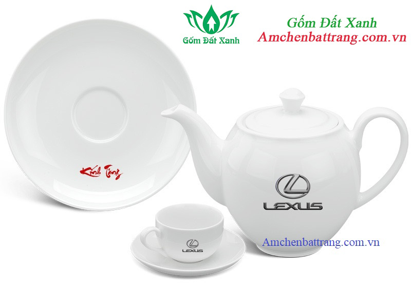 Bán ấm chén in logo tại Nam Định