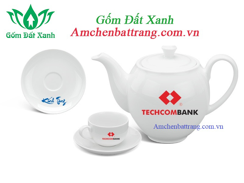 Ấm chén in logo tại tỉnh Khánh Hoà