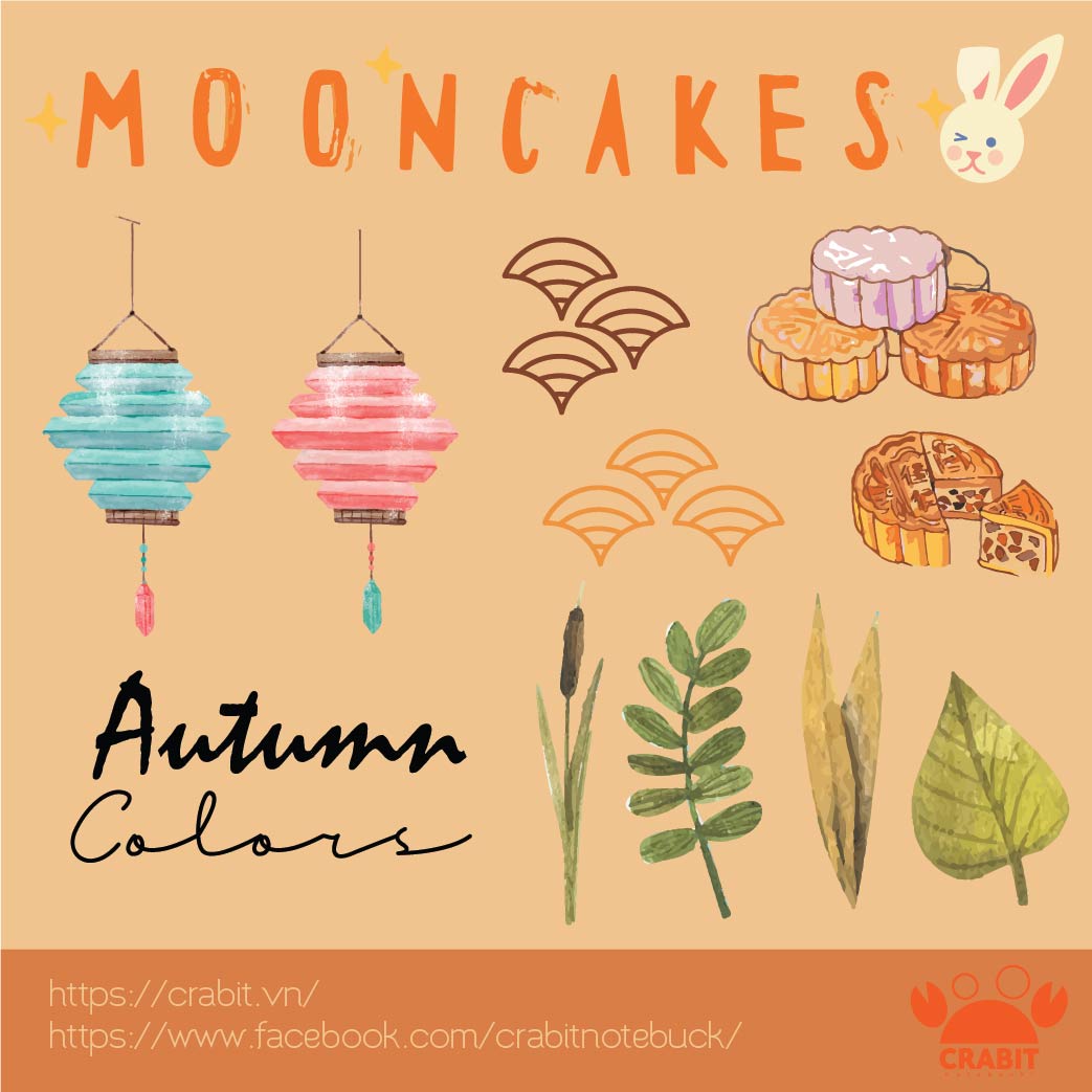 [Free] Mid - Autumn Template - 50 Elements