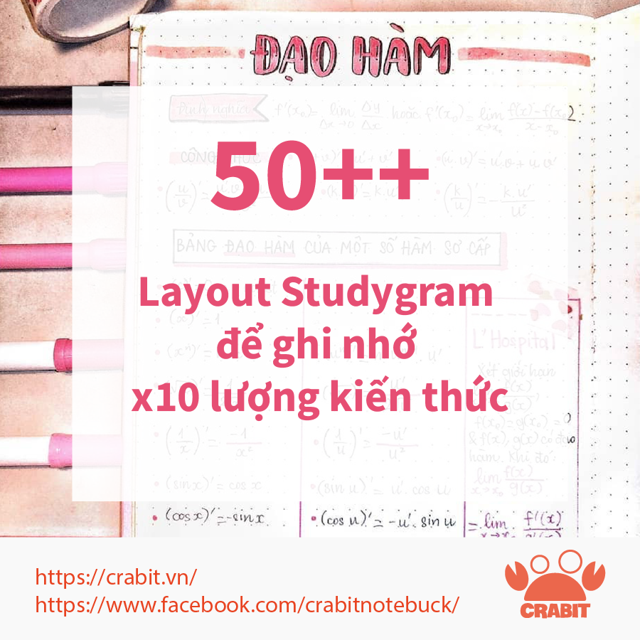 [Free] 50+ Layout Studygram để x10 lượng kiến thức