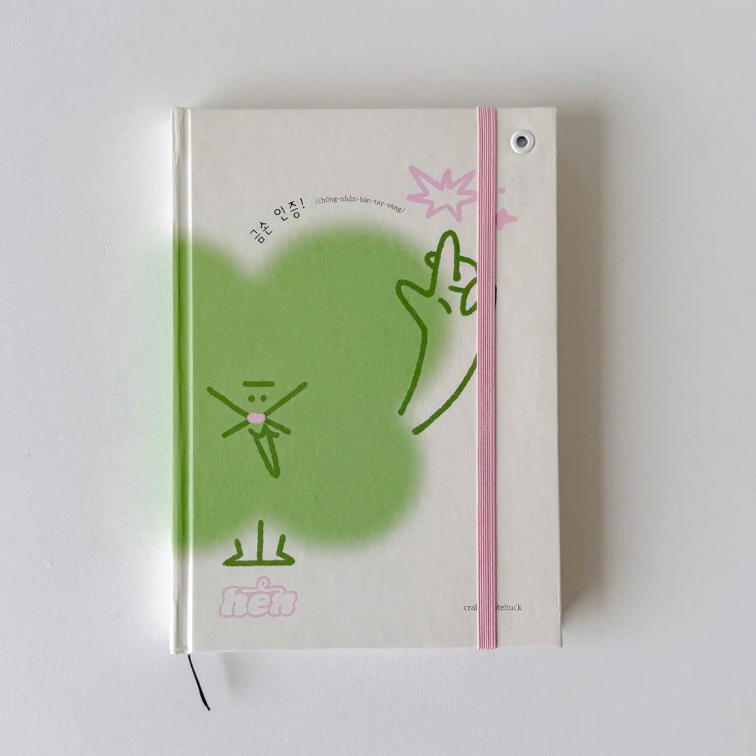 Sổ tay A5 dot 130gsm 132 trang - Hên Tay Vàng