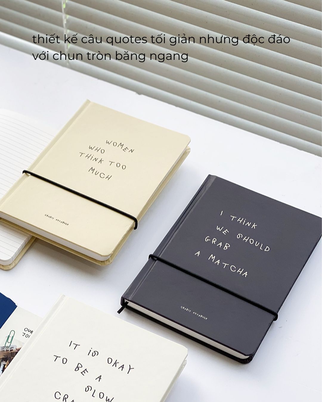 Sổ tay A5 kẻ ngang 130gsm 110 trang A Few Notes - We Should Grab A Matcha