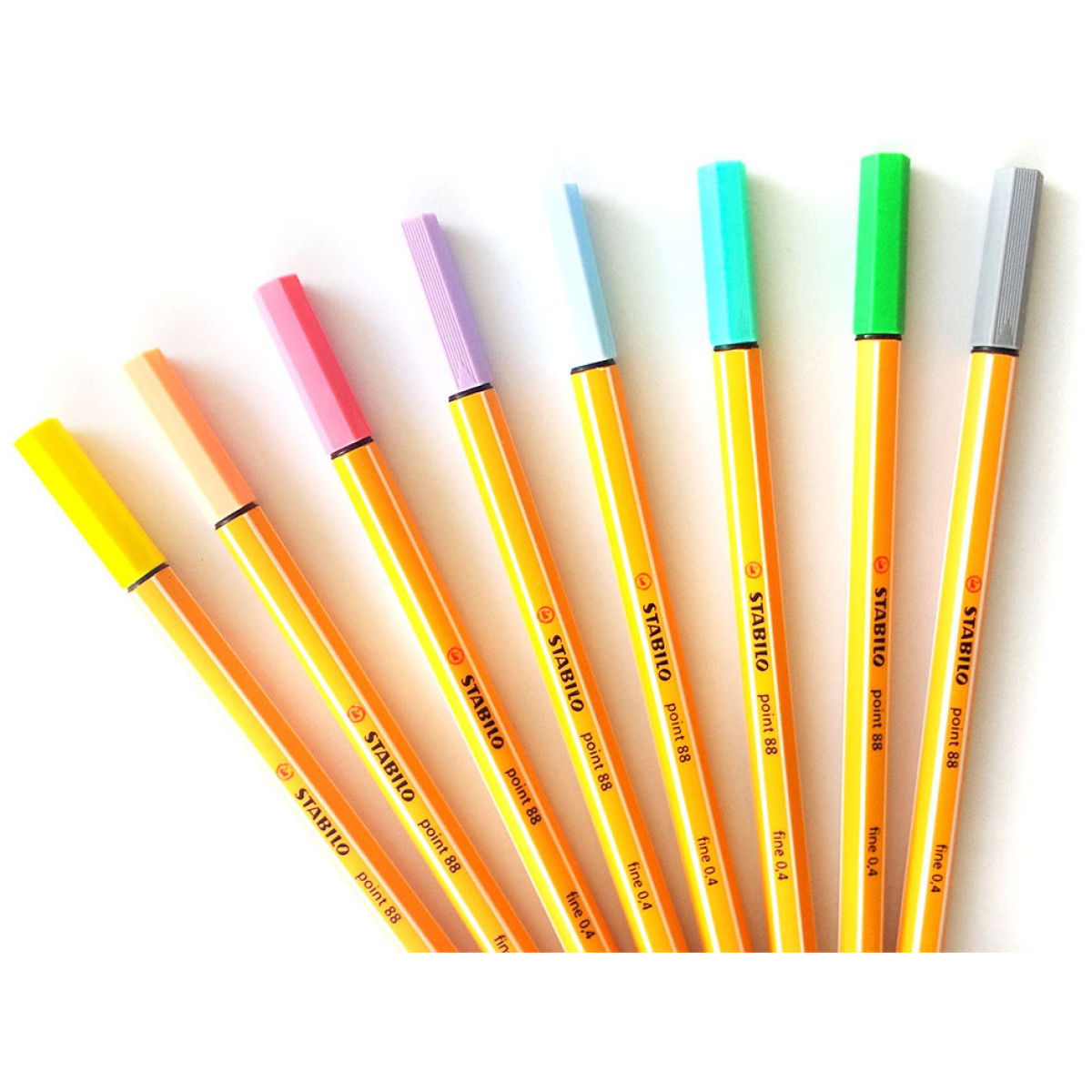 Bút dạ kim Stabilo Point 88 (Màu Neon và Pastel) Crabit Notebuck