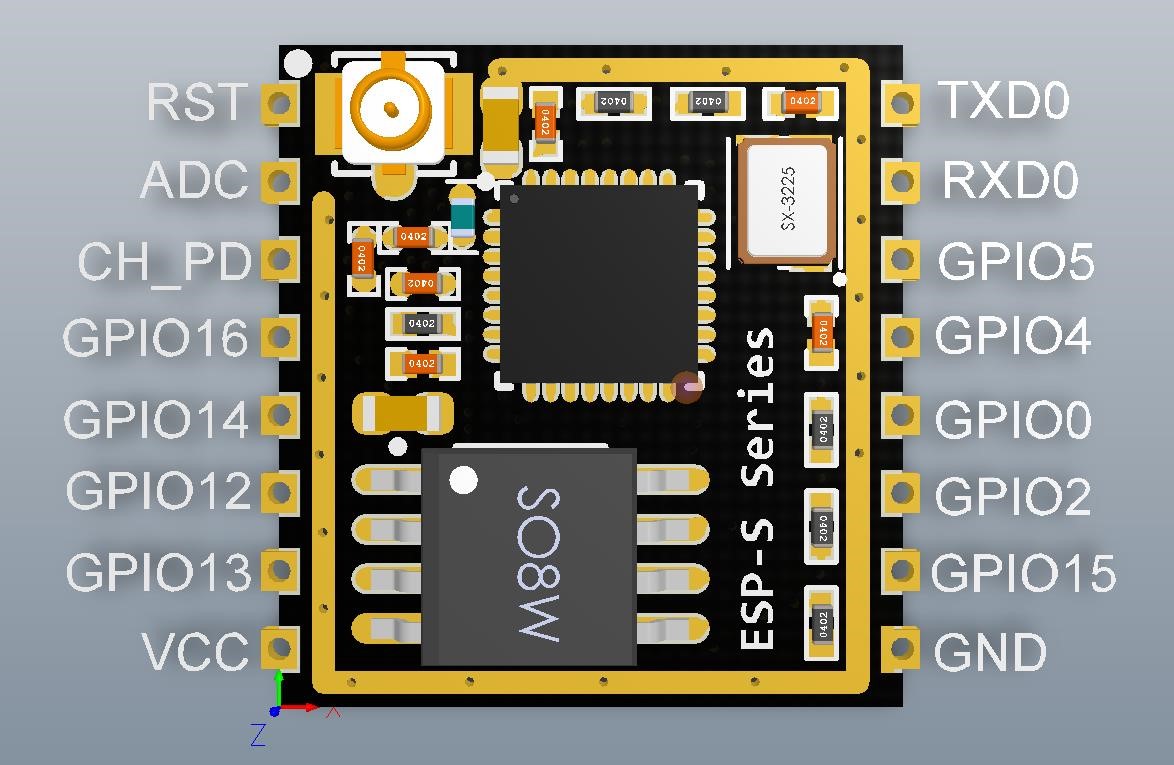 Module wifi ESP8266 ESP-07S