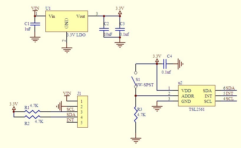 Module cảm biến cường độ sáng GY2561