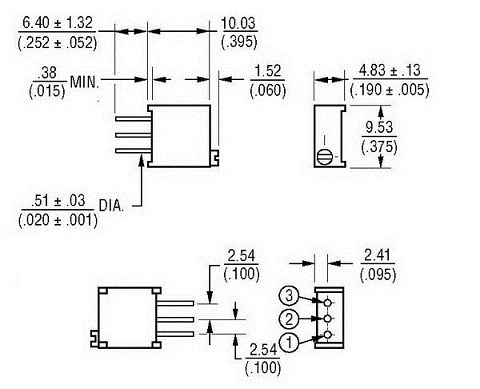 Biến Trở VR 504 500K 3296W