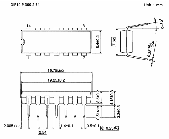 TC4584 DIP14