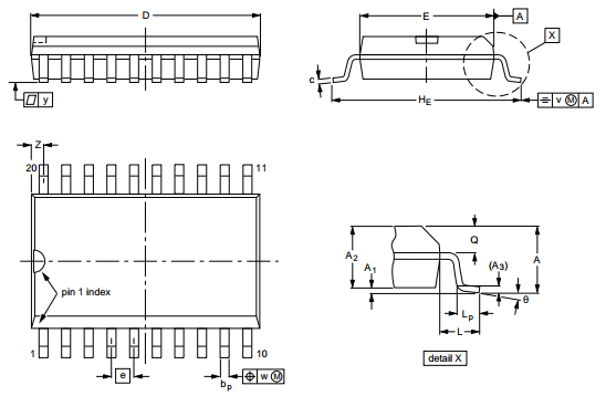 74HC541D SOP20