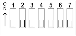 Công Tắc Bit CY-2 7P màu xanh