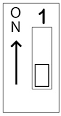 Công Tắc Bit CY-2 1P màu xanh