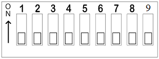 Công Tắc Bit CY-2 9P màu xanh