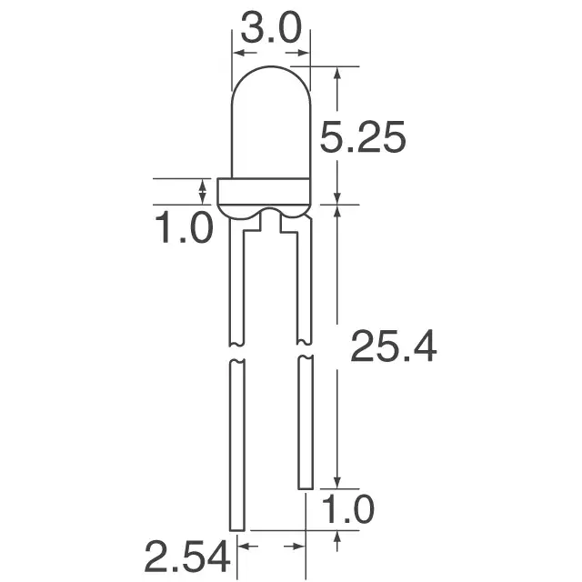 LED 3mm Phủ Sáng Đỏ  (3 con/ túi)