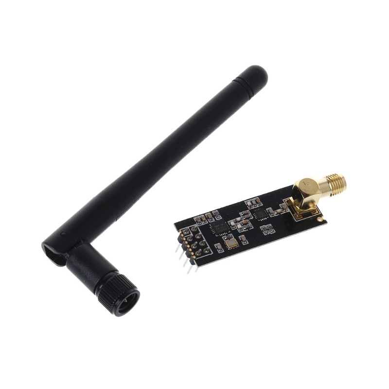 Lot De 2 Modules NRF24L01+PA+LNA 2.4GHz Avec Antenne SMA – Portée Jusqu’à 1100m – Émetteur-Récepteur Sans Fil Pour Arduino Raspberry Pi