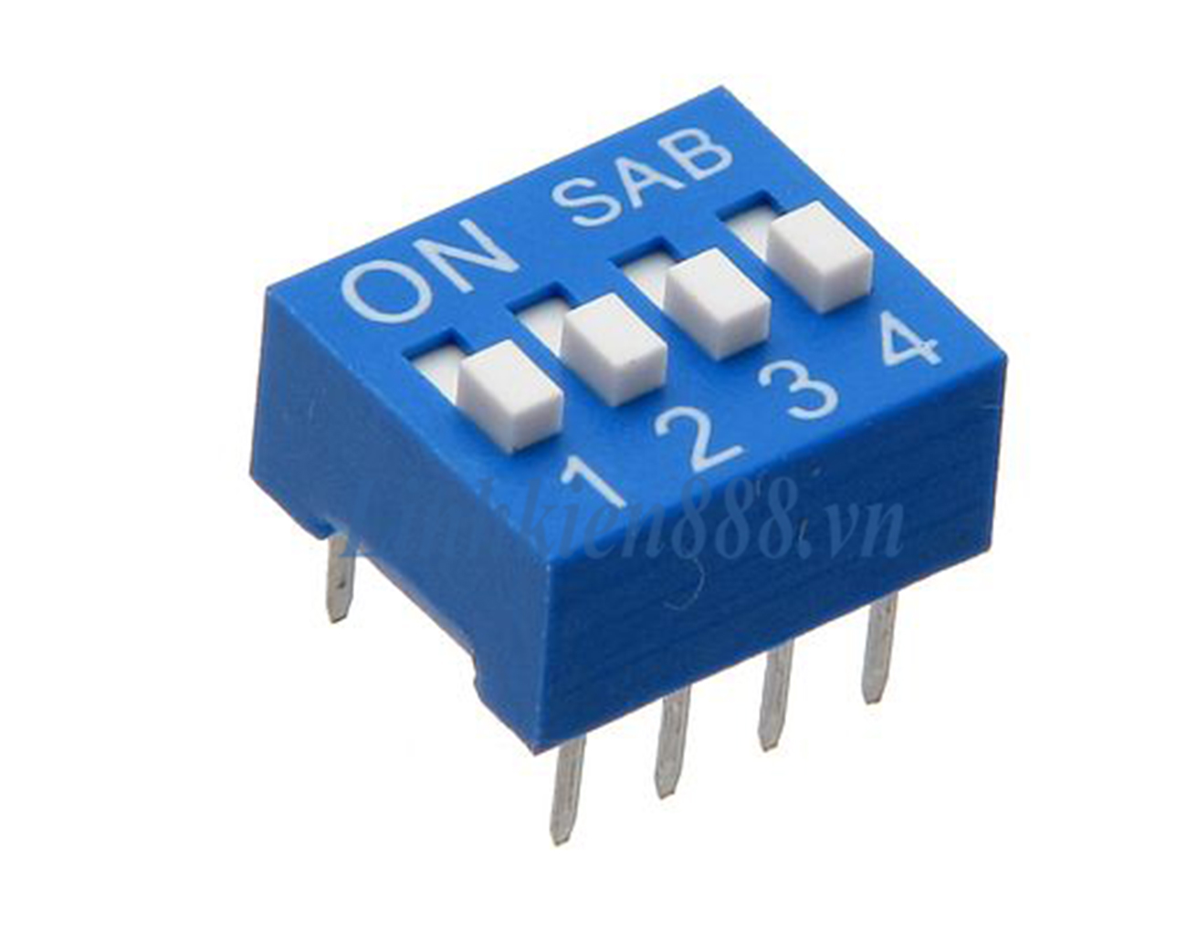 Công Tắc Bit CY-2 4P màu xanh Linh Kiện 888