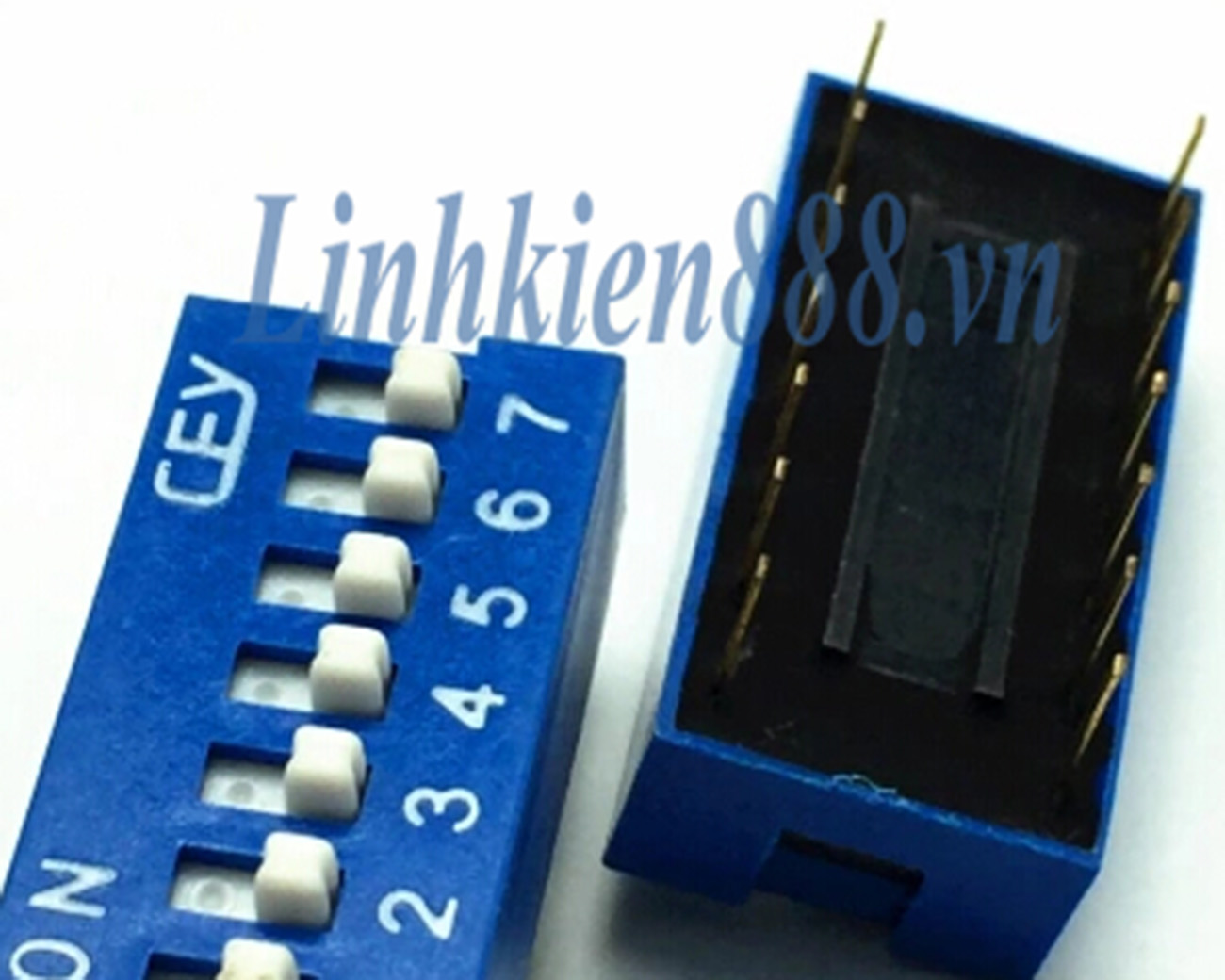 Công Tắc Bit CY-2 7P màu xanh Linh Kiện 888