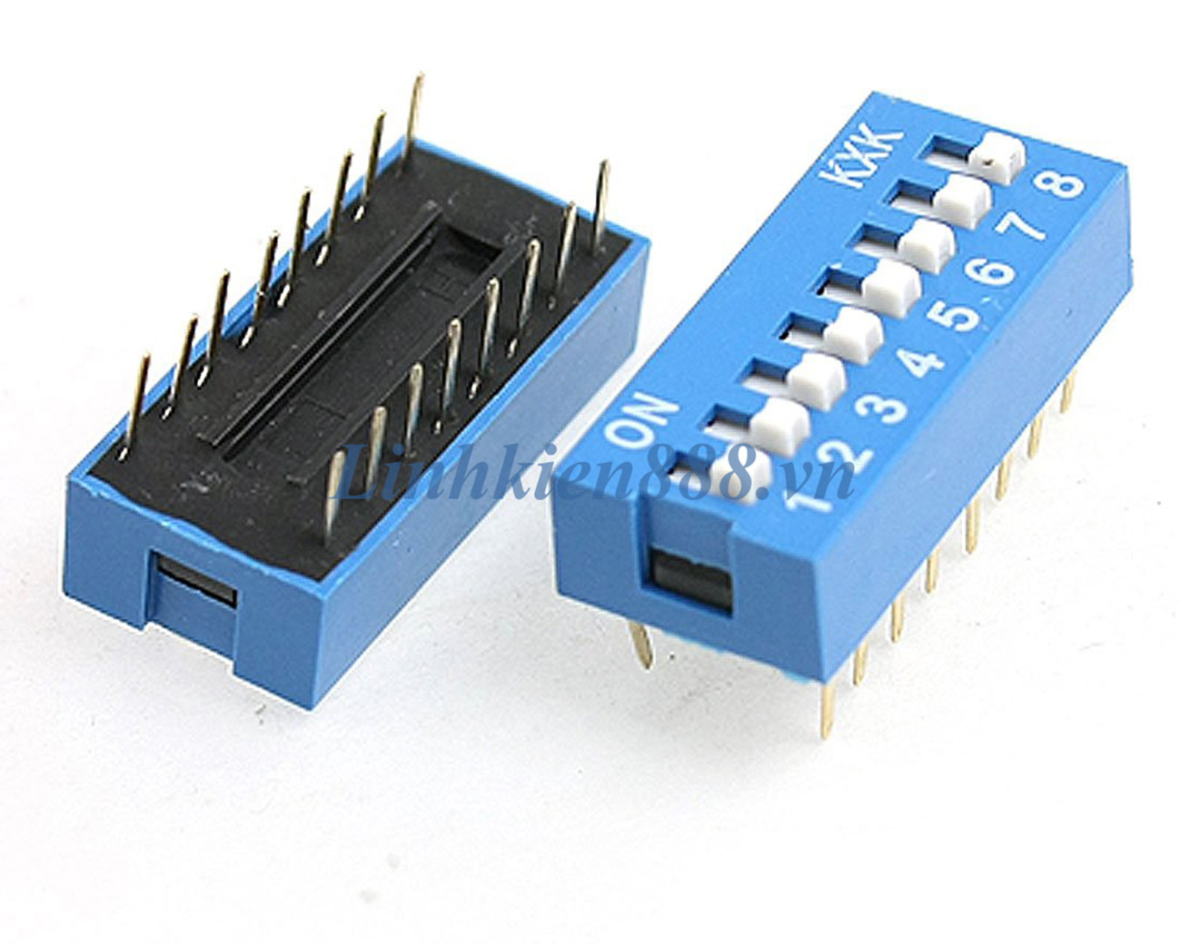 Công Tắc Bit CY-2 8P màu xanh Linh Kiện 888