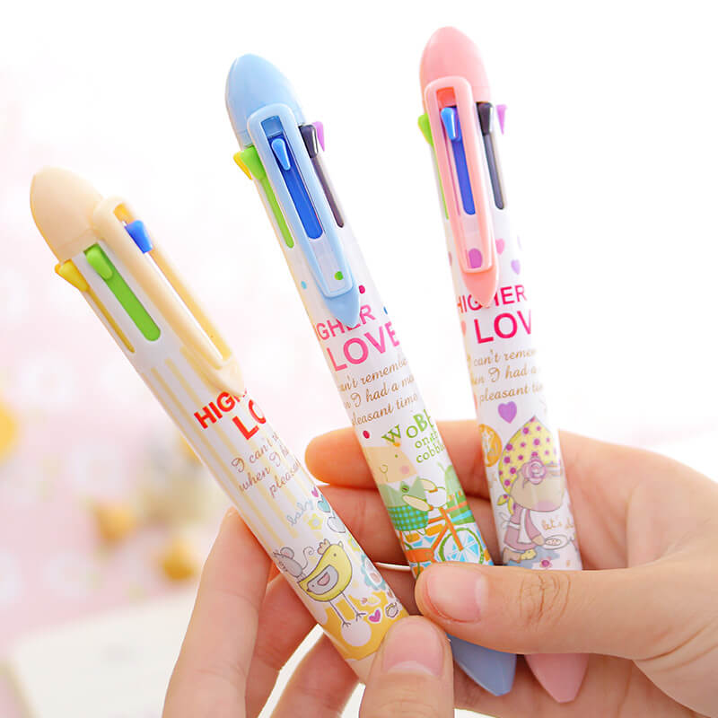 Bút bi 7 trong 1 nhiều màu đa chức năng