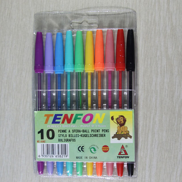 Bộ sản phẩm bút bi Multicolor nhựa Flexible