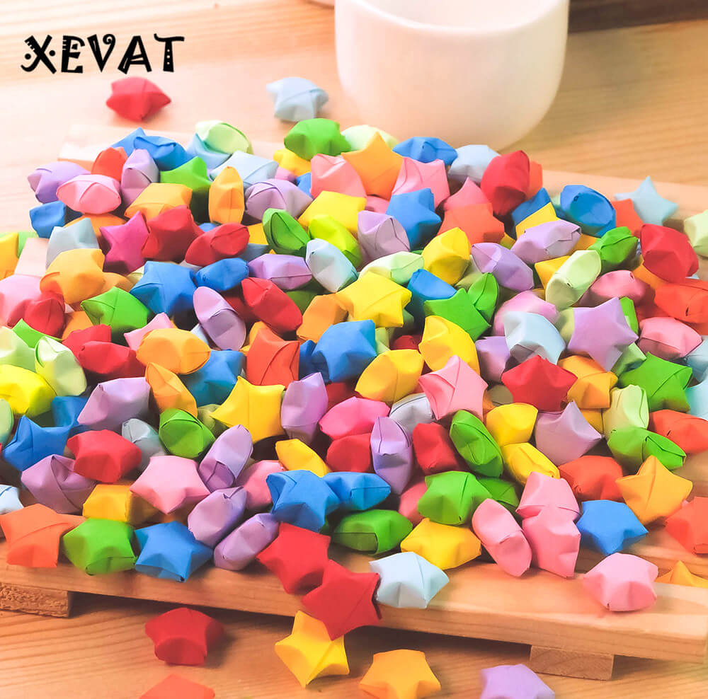 Giấy nhiều màu gấp Origami