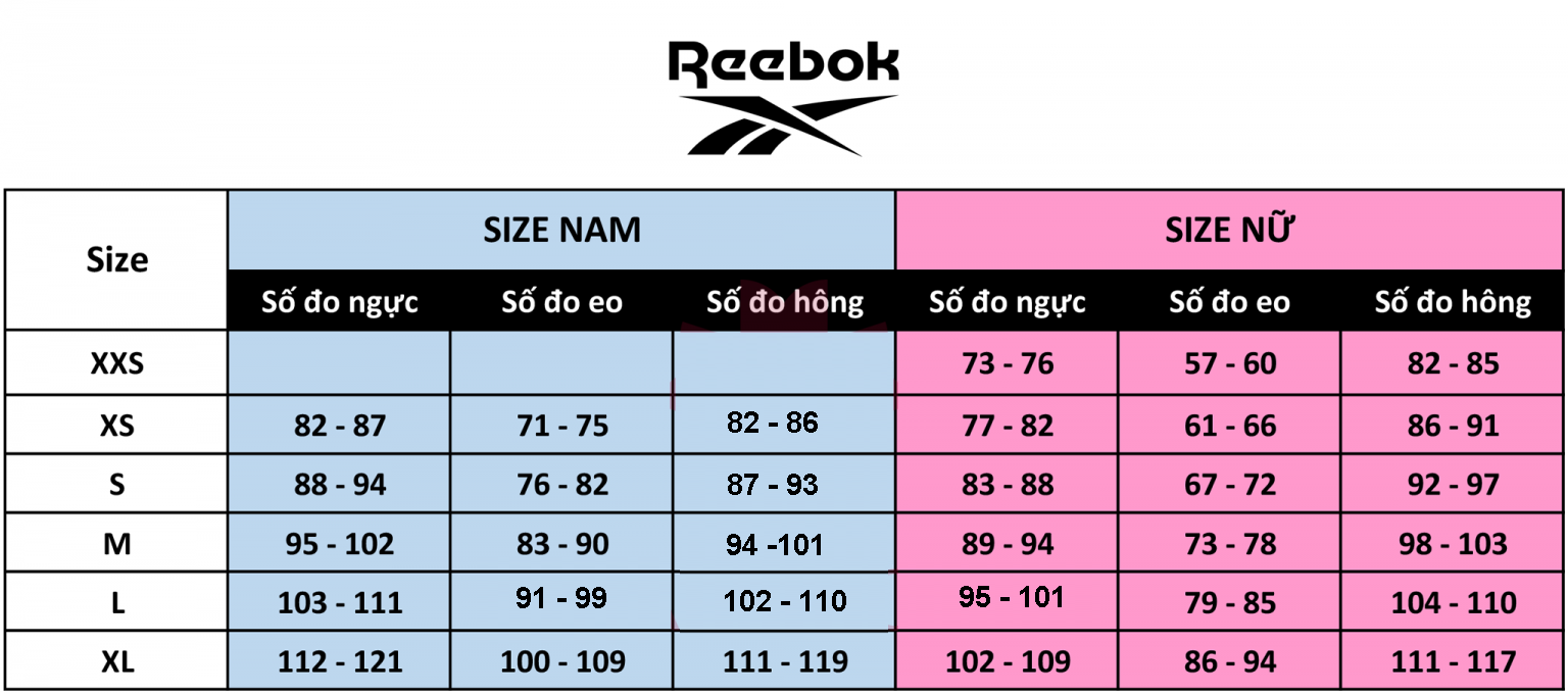 Chọn size REEBOK