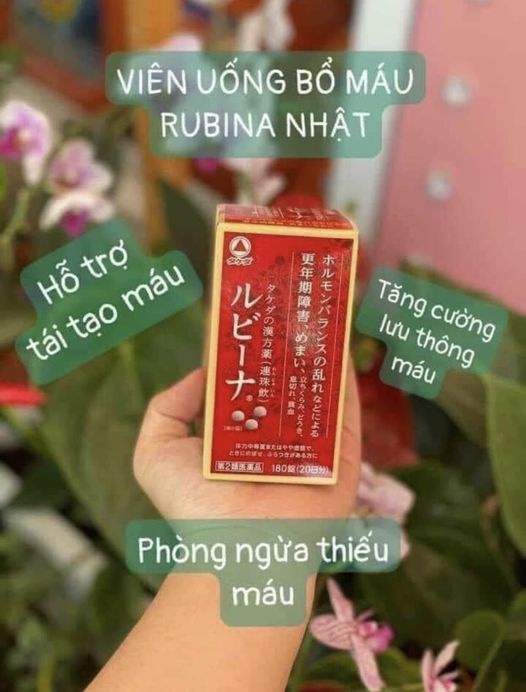 Viên uống bổ máu Rubina 180 viên Nhật Bản