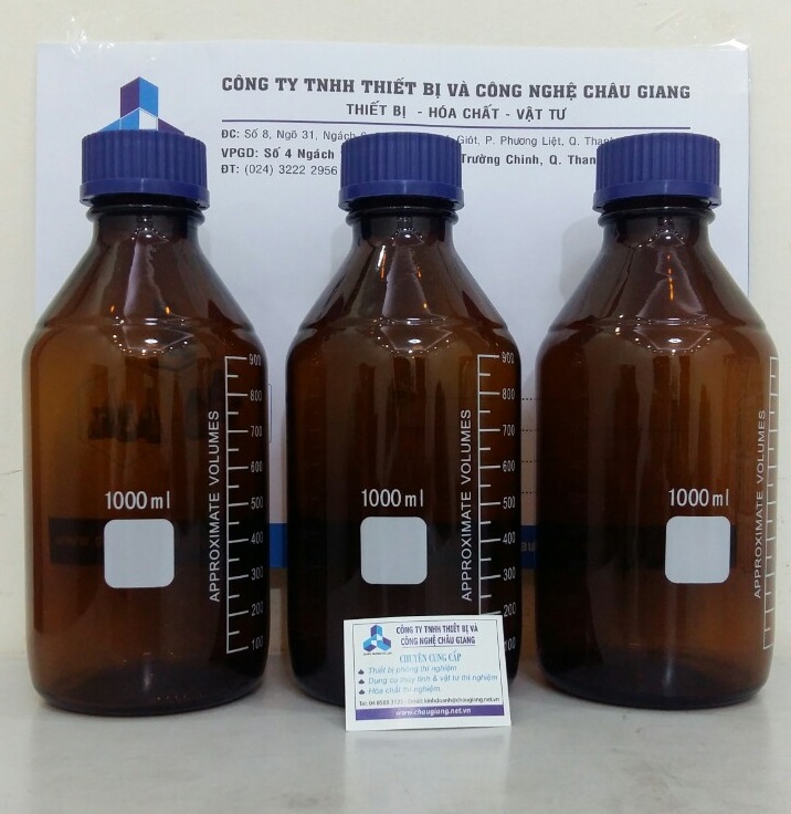 Chai trung tính màu nâu 1000ml (chai trung tính 1 lít)