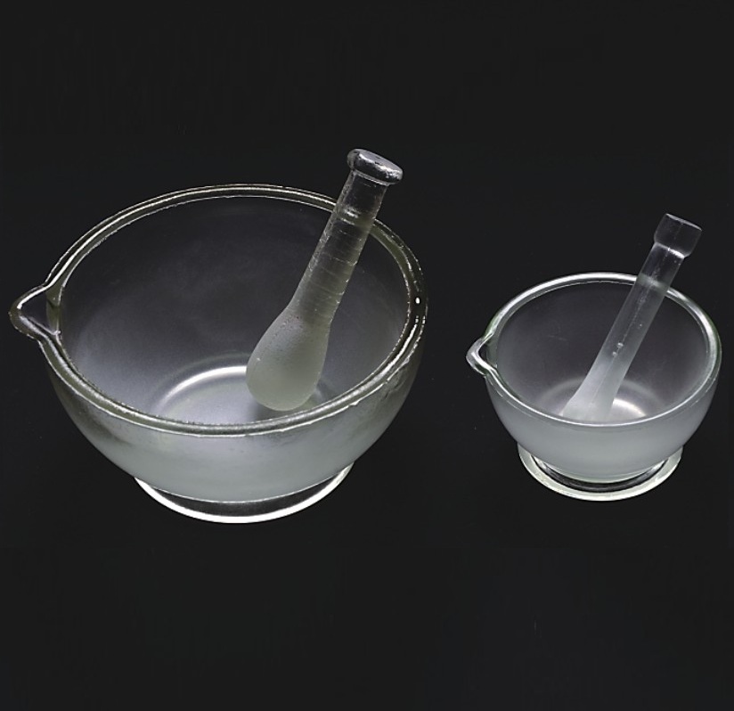 Cối chày thủy tinh fi 7.5cm