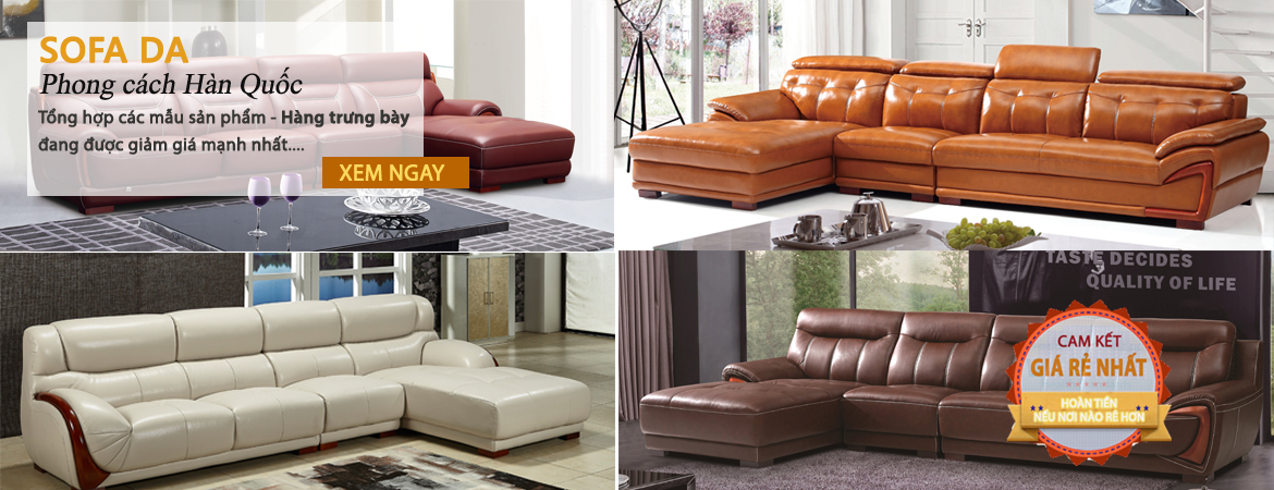 SOFA CAO CẤP - GIẢM GIÁ THÁNG HÈ 2018