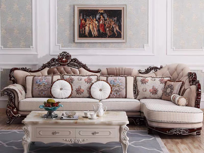 Sofa Vải  Tân Cổ Điển 8896