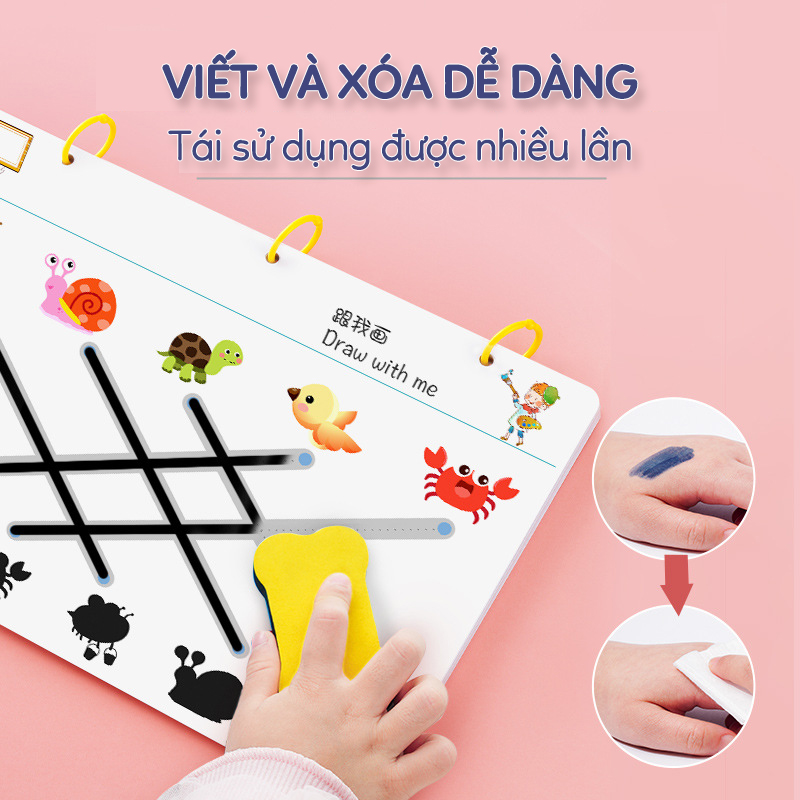 sách tập tô nét