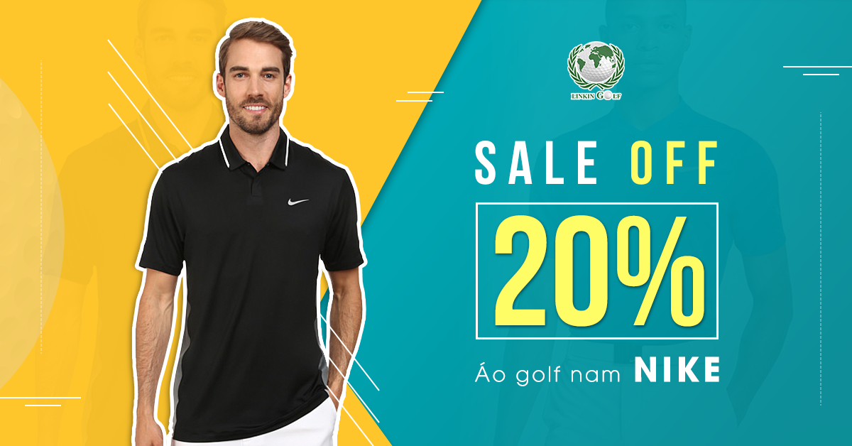 Sale off 20% Áo golf nam NIKE