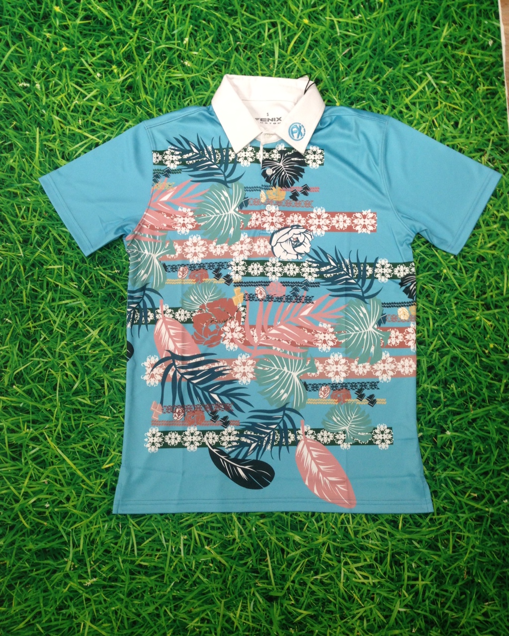 Áo golf nam Fenix Blue - Forest