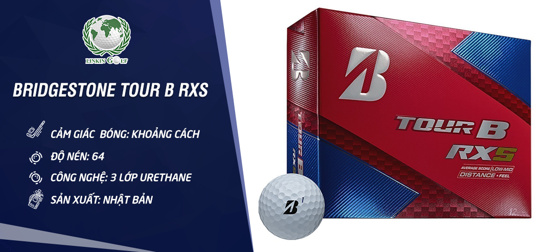 Bóng golf Bridgestone Tour B RXS