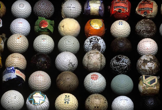 các loại bóng golf trong quá khứ