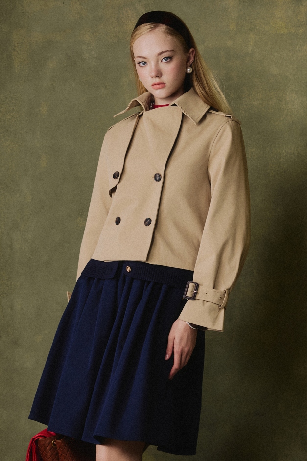Mariner Crop Trench Coat