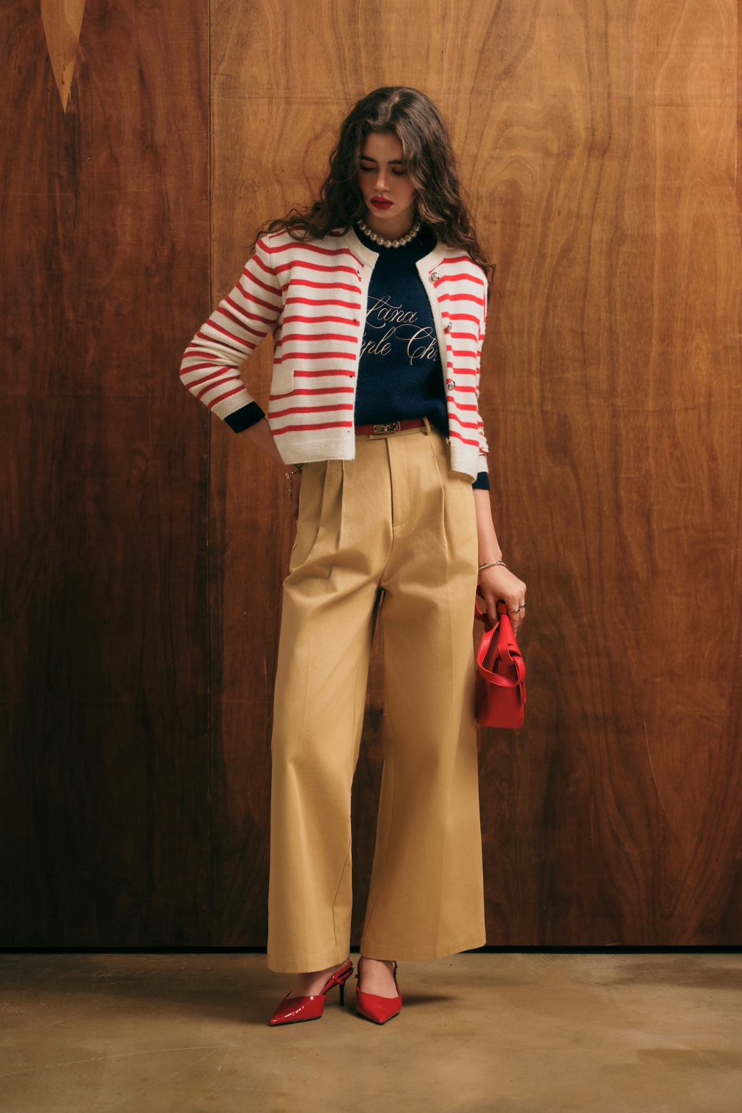 Frances Striped Cardigan