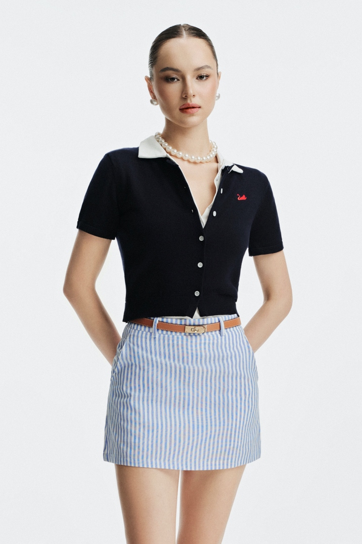 Clara Linen Mini Skirt