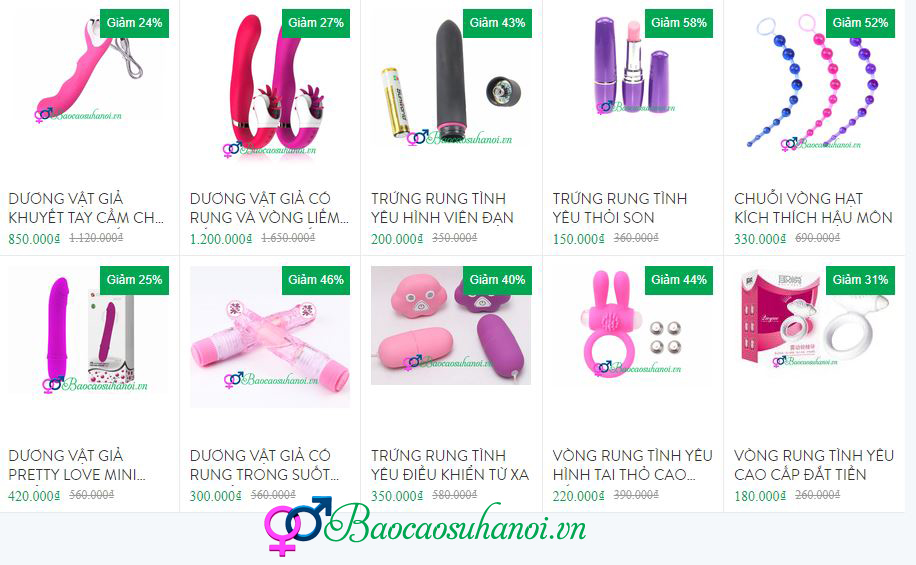 ĐỊA CHỈ BÁN ĐỒ CHƠI NGƯỜI LỚN Ở VĨNH PHÚC