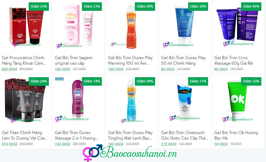 ĐỊA CHỈ BÁN GEL BÔI TRƠN Ở VĨNH PHÚC