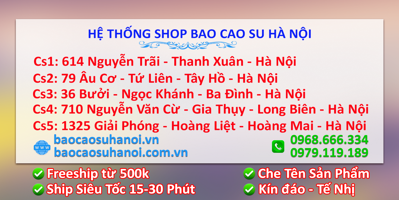 SHOP BAO CAO SU ĐƯỜNG NGUYỄN TRÃI THANH XUÂN