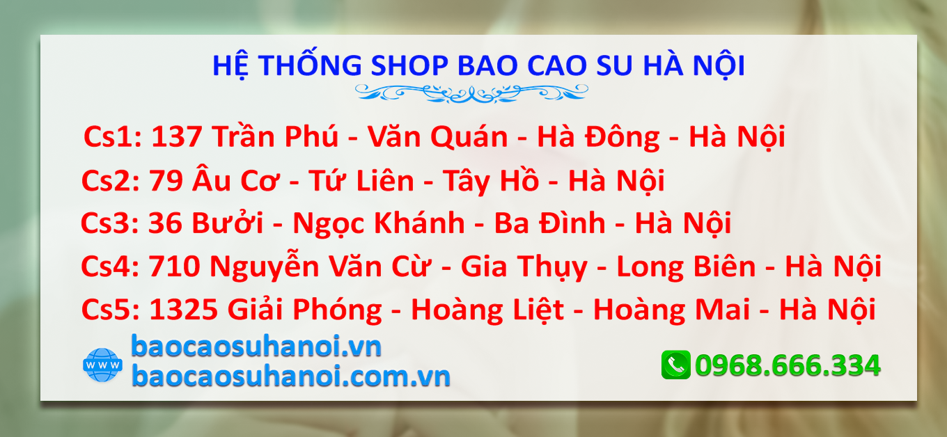 ĐỊA CHỈ SHOP BAO CAO SU UY TÍN TẠI TUYÊN QUANG