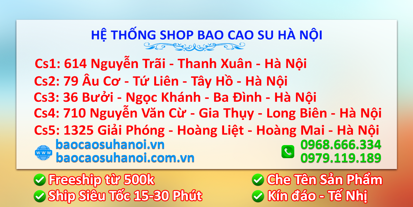 SHOP NGƯỜI LỚN QUẬN THANH XUÂN