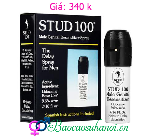 CỬA HÀNG BÁN CHAI XỊT STUD 100 TẠI THÁI BÌNH