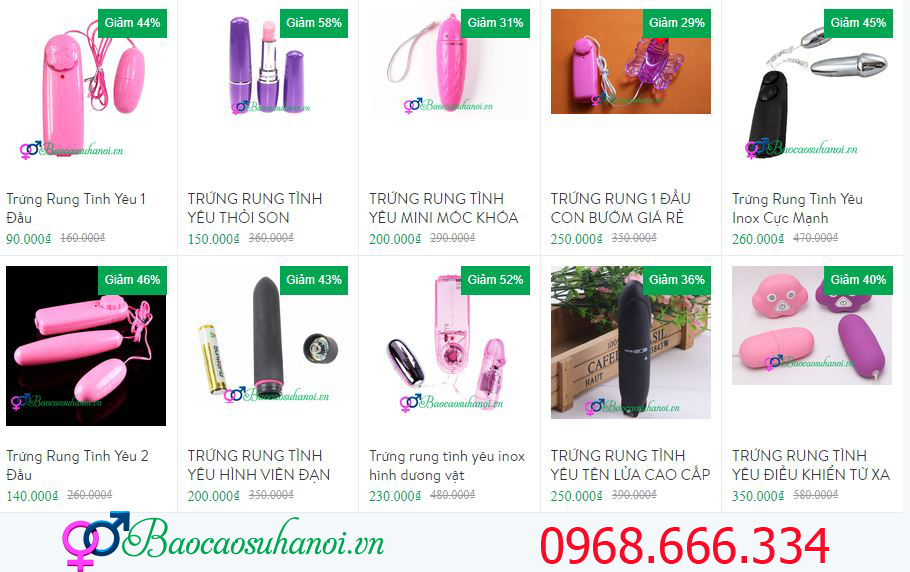 TRỨNG RUNG TÌNH YÊU CÓ MẤY LOẠI