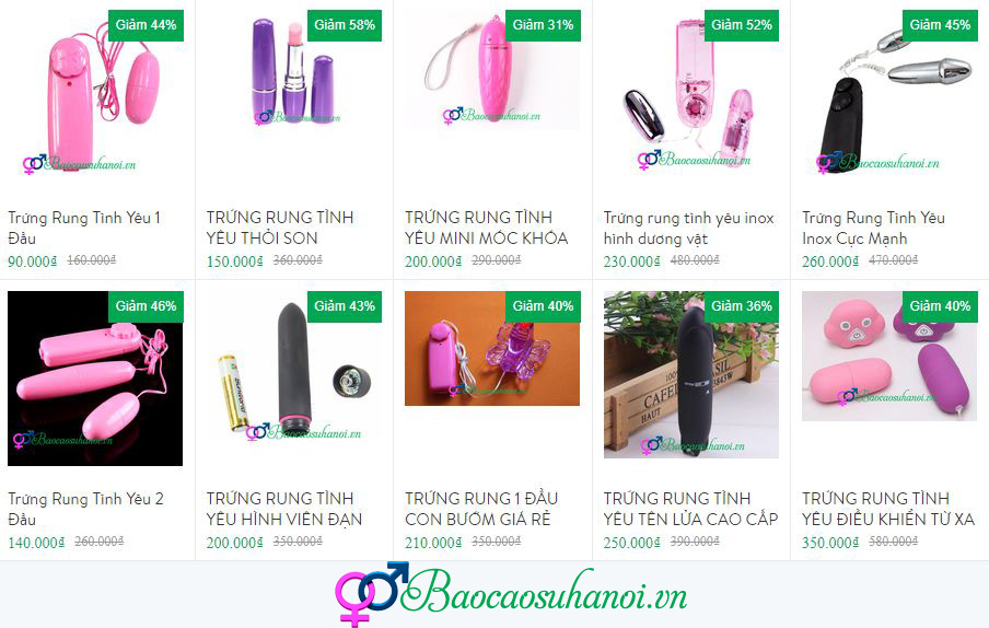MUA TRỨNG RUNG TÌNH YÊU GIÁ RẺ Ở QUẢNG NINH