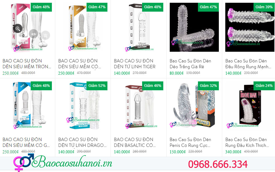 bao cao su đôn dên dùng nhiều lần
