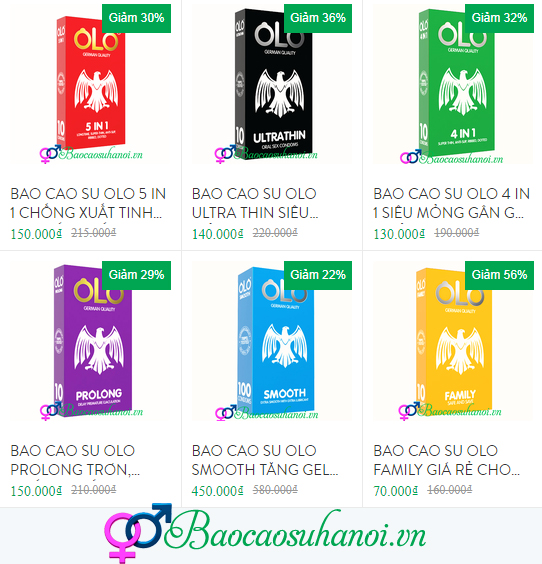 bao cao su olo