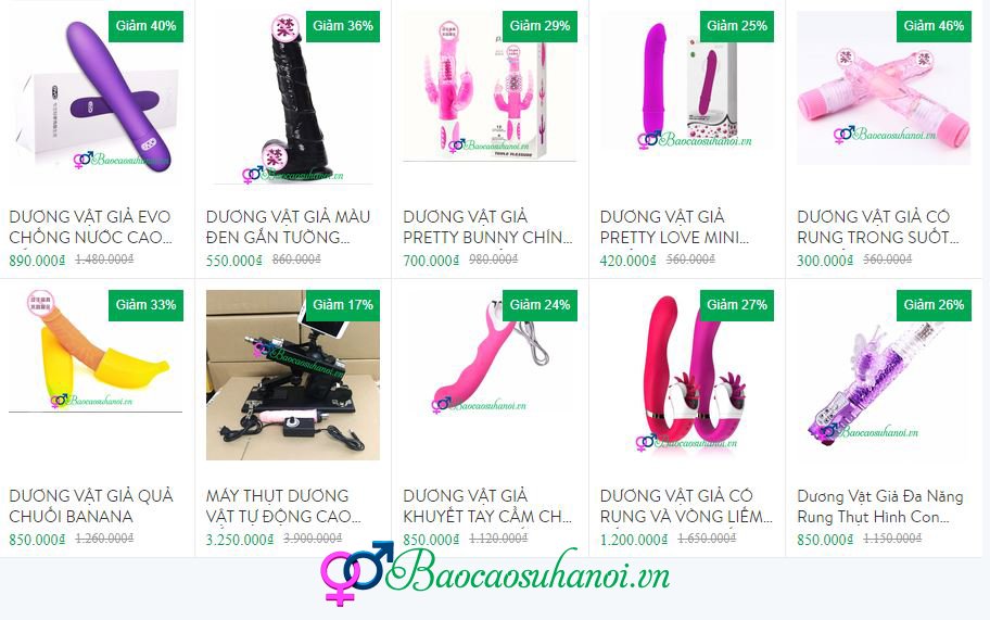 đồ chơi người lớn ở cô tô