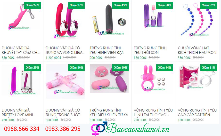 đồ chơi người lớn ở tuyên quang