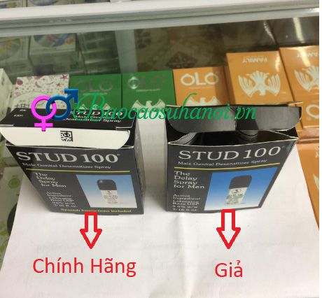 phân biệt thuốc xịt stud 100 chính hãng và giả